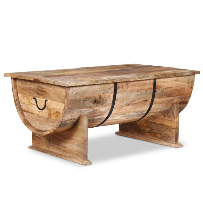 

Coffee Table Solid Mango Wood 346"x197"x157"