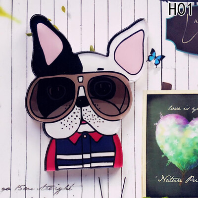 

Charm Pet Dogs Pendant Badge Decorated Pins Cartoon Cute Brooches Phone Shell Paste Dual Use To Act Role Of Men And Women Gift
