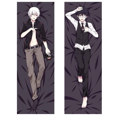 

Anime Dakimakura Tokyo Ghoul Kaneki Ken Male BL Pillow Case Cover Hugging Body