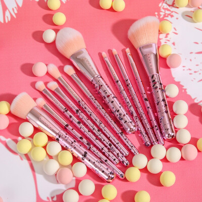 

11Pcs Makeup Brush Kit Foundation Soft Loose Powder Brush Eyeshadow Brush Lip Brush Blush Cosmetic Tool