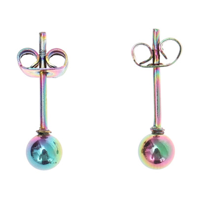 

Fashion Titanium Steel Stainless Small Steel Ball Ball Fine Needle Hypoallergenic Unisex Ear Jewelry