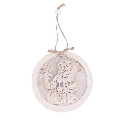 

Gobestart Wooden Christmas Deer Lamp Desktop Decoration Christmas Tree Decoration Pendant