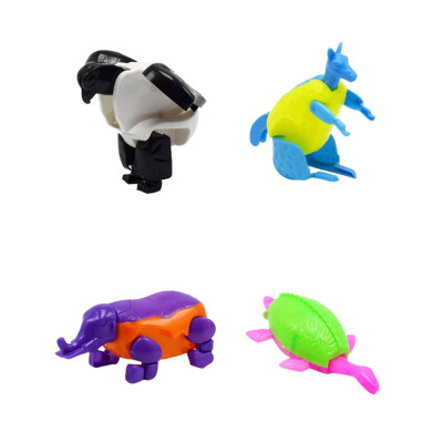 

YIWULA4pcs Creative Transform Dinosaur Animal Child Baby Early Education Toys