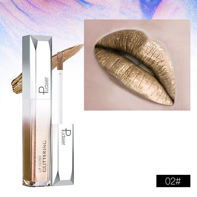 

Metal Liquid Lipstick Waterproof Makeup Lip Gloss Set Long-lasting Shimmer Glitter Lip Gloss