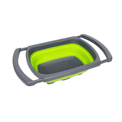 

Kitchen Water Filter Basket Retractable Sink Handle Folding Drain Basket Sink Fruit Storage Basket Vegetable fruit drain basket