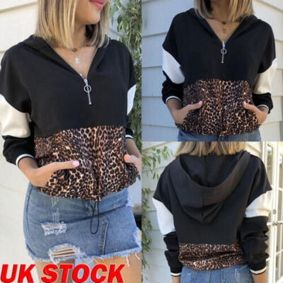 

Ladies Plain Zip Up Hoodie Sweatshirt Women Fleece Jacket Hooded Top UK 8 To 16