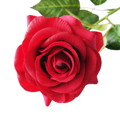 

Siaonvr 1PCS Artificial Rose Fake Silk Flower Leaf Bridal Home Wedding Party Decor