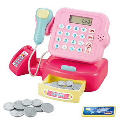 

Siaonvr Kids Pretend Toys Simulation Cash Register- Shopping Cashier Role Play Game Set