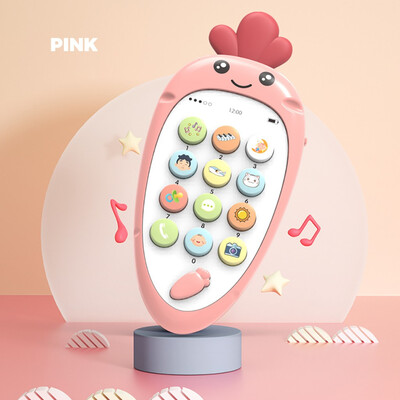 

Siaonvr Baby Music Mobile Phone Electric Toy Early Education 0-24 Months Dental Learning