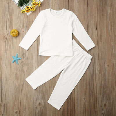 

Toddler Kids Baby Girl Boy Autumn Clothes Warm Tops T-Shirt Pants Outfits Casual