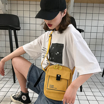 

Bags For Women 2019 Fashionable Cool Shoulder Bag Concise Simple Durable Canvas Crossbody Bag