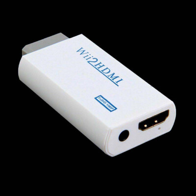 

Elistooop for Wii to HDMI Converter Adapter FullHD 1080P Wii to HDMI Wii2HDMI Converter 35mm Audio for PC HDTV Monitor Display