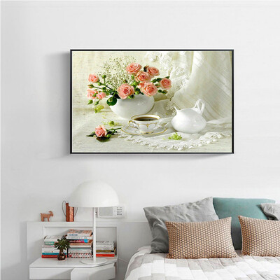 

Toponeto 5D Embroidery Paintings Rhinestone Pasted DIY Diamond Painting Cross Stitch