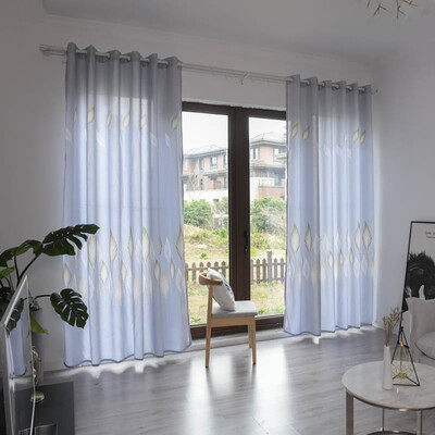 

Toponeto Leaves Sheer Curtain Tulle Window Treatment Voile Drape Valance 1 Panel Fabric
