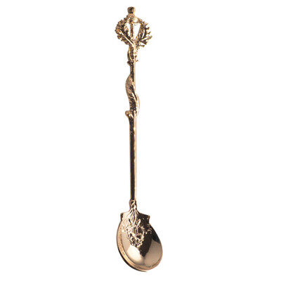 

Toponeto Luxury Vintage Royal Palace Carved Tea Coffee Ice cream Dessert Scoop Spoon A