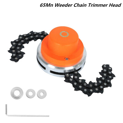 

NEW 65Mn Weeder Chain Trimmer Head Portable Home Lawn Mower Machine Accessories Garden Toolswrench&gaskets