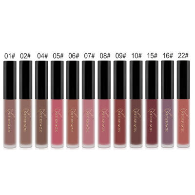 

12Colors New Moisturizer Matte Liquid Lipstick Lip Gloss Nude Matte Lipstick Lips Waterproof Metal Color Makeup Lip Gloss Set