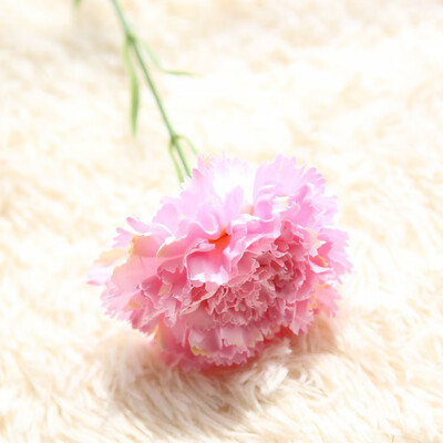 

Gobestart Artificial Fake Flowers Carnations Floral Wedding Bouquet Party Home Decor