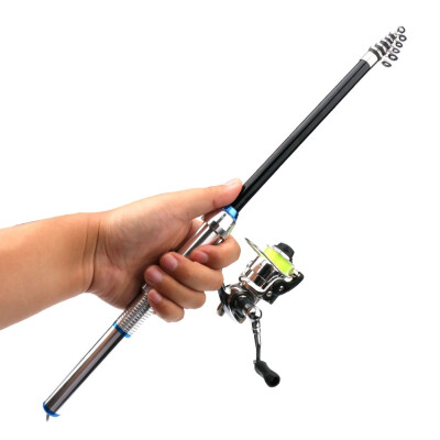 

Telescopic Fishing Rod Reel Combo Kit Detachable Portable Fishing Rod Outdoor Travel Fishing Spinning Reel Rod Pole Set