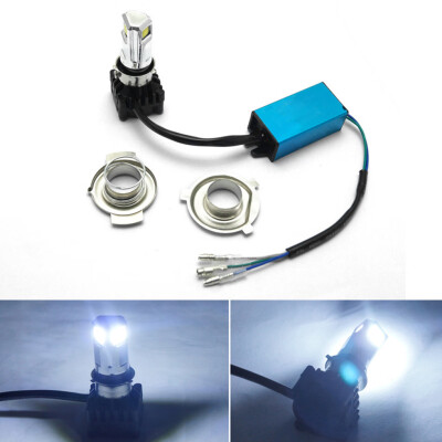 

H4 Mini 3-Side COB LED Motorcycle Headlight 30W 6000K White 360 Degree HiLow Beam Motor Bulb