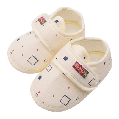 

Newborn Baby Shoes Cotton Comfortable Soft Sole Print Non-Slip Princess Shoes