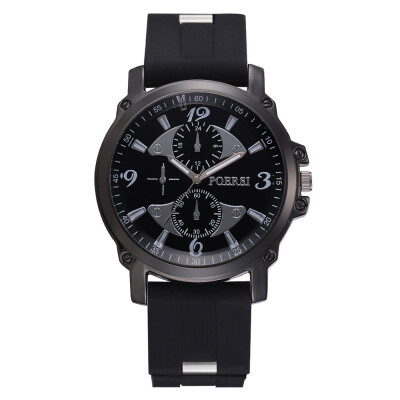 

〖Follure〗Men Business Watch Plastic Strap Sports Fashion Watch Simulated Quartz Watch