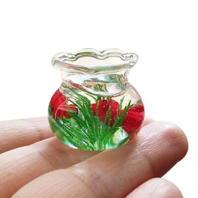 

Siaonvr Mini Decor Resin Miniature Fish Tank Accessory Toy for 16 112 Dollhouse Cleve