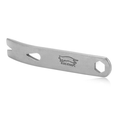 

EDC Gear Outdoor Camping Stainless Steel Multifunctional Crowbar Slicker Nail Nipping Paracord Bobbin Winder Pocket Tool