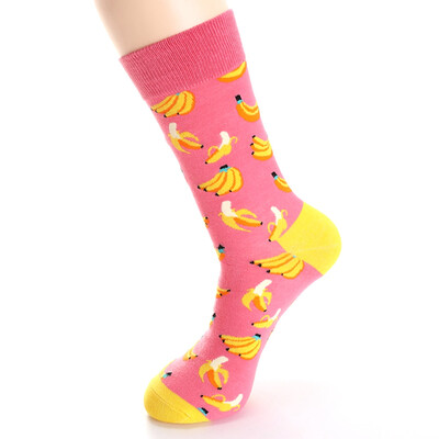 

Funny Women Men Hip Hop Socks Fashion Cotton Happy Socks Food Fruit Trendy Socks Crew Socks