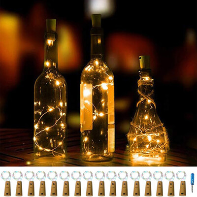 

Gobestart 16Pcs Cork Shaped LED Night Light Starry Light Wine Bottle Lamp For Party Decor