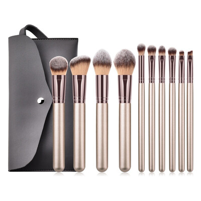

91011 pcsset Makeup Brushes with Bag Wooden Handle for Eyeshadow Blush Brushes Cosmetic Tools Kits