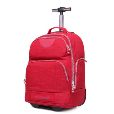

Suitcase Genuine brand Classic Design Luggage Great Travel Spinner Trolley Bags 18 Inch High School Student Laptop Bag Handbag