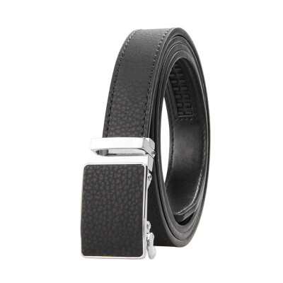 

Womens Automatic Buckle Genuine Leather Ladys Ratchet Holeless Belt Business High Quality Womens Real Belt for Pants