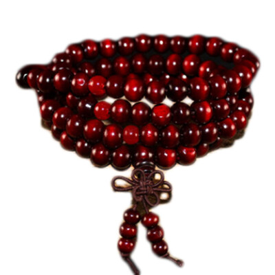 

Bead Necessaries 8mm Sandalwood Buddhism Gift 108pcs Bangle Collar Prayer Tibetan Bracelet Luxury Chain