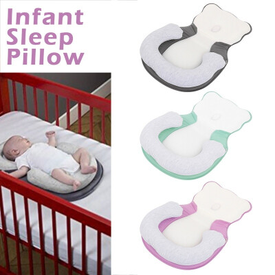 

Cute Baby Stereotypes Pillow Infant Newborn Anti-rollover Mattress Pillow for 0-12 Months Baby Sleep Positioning Pad Cotton Pillow