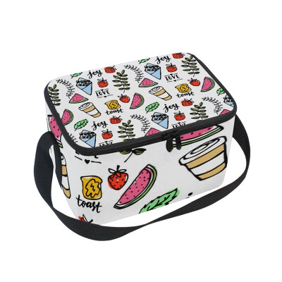 

ALAZA Lunch Box Insulated Lunch Bag Large Cooler Drink And Fruit Tote Bag