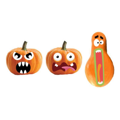 

Halloween Trick or Treat Pumpkin Stickers Decoration Cute Halloween Stickers Funny Decorative Stickers Scrapbooking DIY Craft