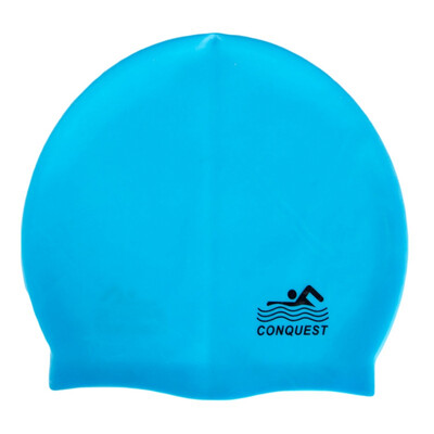 

Women Men Ladies Rainbow Colorful Waterproof Silicone Ear Long Hair Protection High Elastic Swim Pool Swimming Cap Swimwear Hats