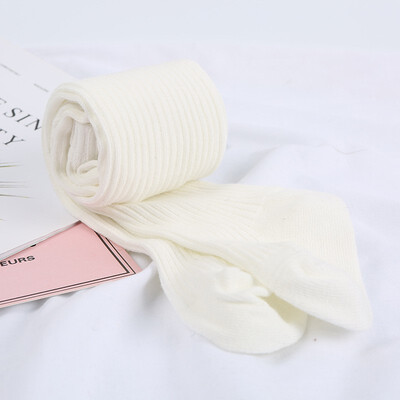 

Autumn Winter Kids Baby Girls Knit Tights Stockings Ribbed Pantyhose Tights