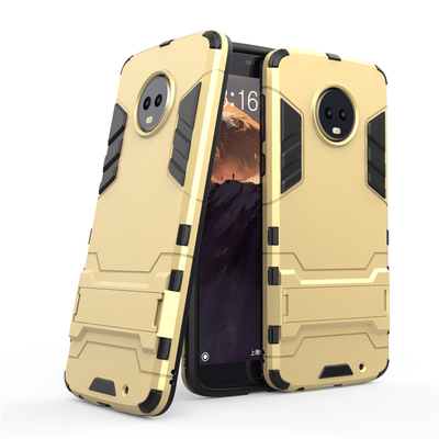 

Goowiiz Phone Case For Motorola Moto G6G6 PlusZ2 Play Armor PCTPU Silicone Hard Bracket Double Protection