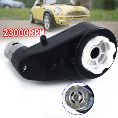 

1Pc 23000 RPM 12V Electric Motor Gear Box Fits For Ride On Car Bike Kid Toy