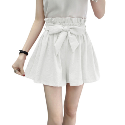 

Hot Summer Casual Shorts Beach High Waist Short Fashion Lady Women Wide Legs Shorts