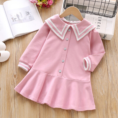 

Girls Dress New Autumn Elegant Dresses Long Sleeves Casual Dress Girl Clothes Fashion Kids Dress