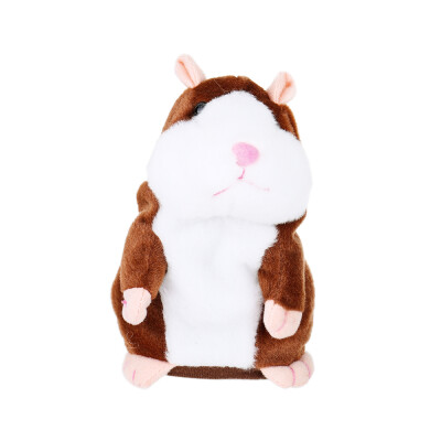 

Electric Smart Little Talking Hamster Record Repeat Stuffed Plush Animal Kids Doll