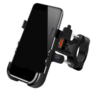 

Mobile Phone Holder Super Quick Charge 30 USB Charger Aluminum Alloy 360 Degree Rotation Car Supplies Universal Bracket