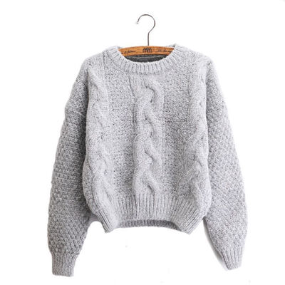 

Women Sweaters Warm Pullover&Jumpers Crewneck Mohair Pullover Twist Pull Jumpers Autumn 2019 Knitted Sweaters Christmas