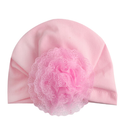 

Children Kids Caps Soft Cute Newborn Baby Hollow Floral Design Girls Boys Caps Infant Hat Turban Elastic Cap