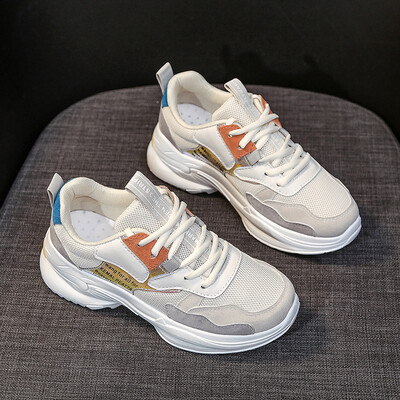 

LZJ New Spring 2019 Summer Fashion Women Vulcanized Shoes Sneakers Ladies Lace-up Casual Shoes Breathable Walking Shoes Women