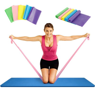 

2020 New Elastic Yoga Pilates Latex Resistance Band Exercise Strength Weight Training Fitness Band