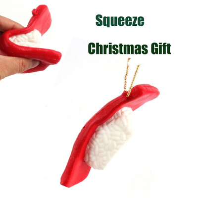 

YIWULAChristmas Gift Slow Rising Scented Squeeze Relieve Stress Key Pendant